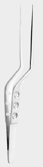 Мікропінцет багнетоподібний ЯСАРГІЛА (YASARGIL), гострий, 22,0 см (cm)